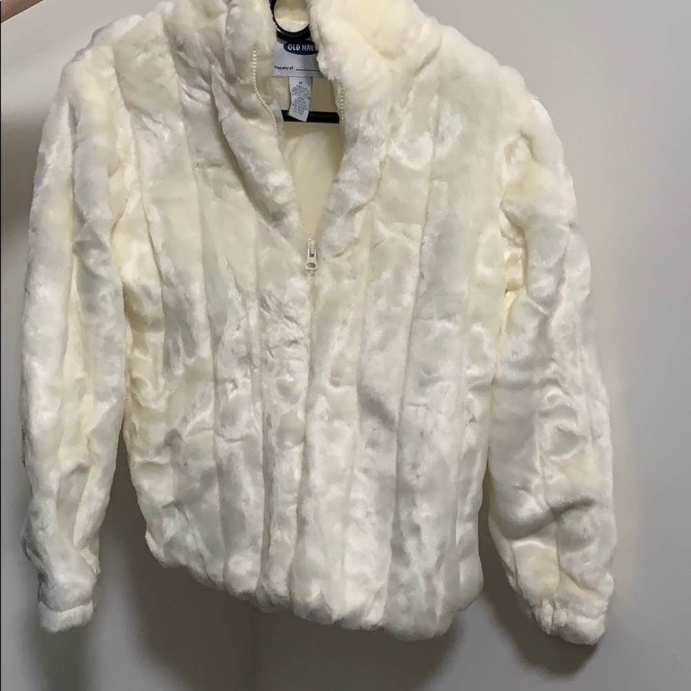 Junior girls faux fur coat